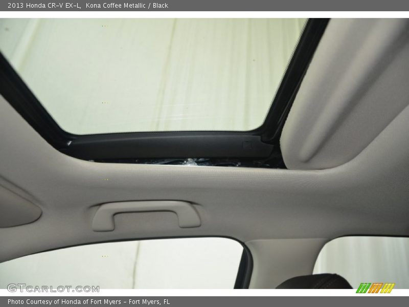 Kona Coffee Metallic / Black 2013 Honda CR-V EX-L