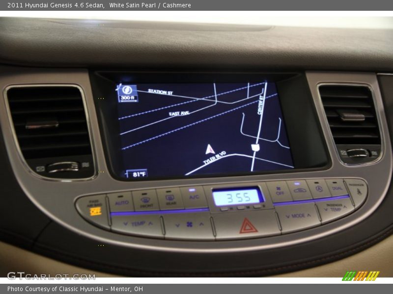 White Satin Pearl / Cashmere 2011 Hyundai Genesis 4.6 Sedan