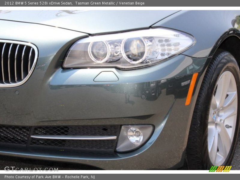 Tasman Green Metallic / Venetian Beige 2012 BMW 5 Series 528i xDrive Sedan