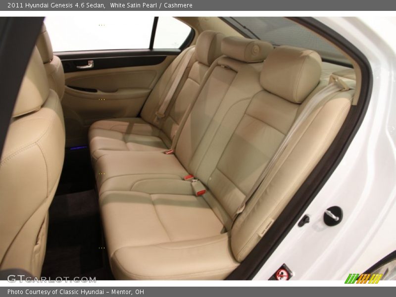 White Satin Pearl / Cashmere 2011 Hyundai Genesis 4.6 Sedan