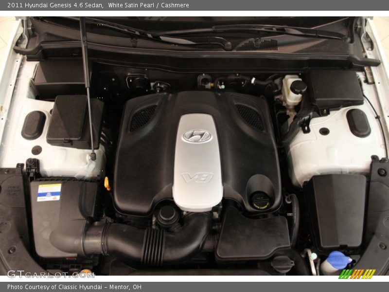 White Satin Pearl / Cashmere 2011 Hyundai Genesis 4.6 Sedan