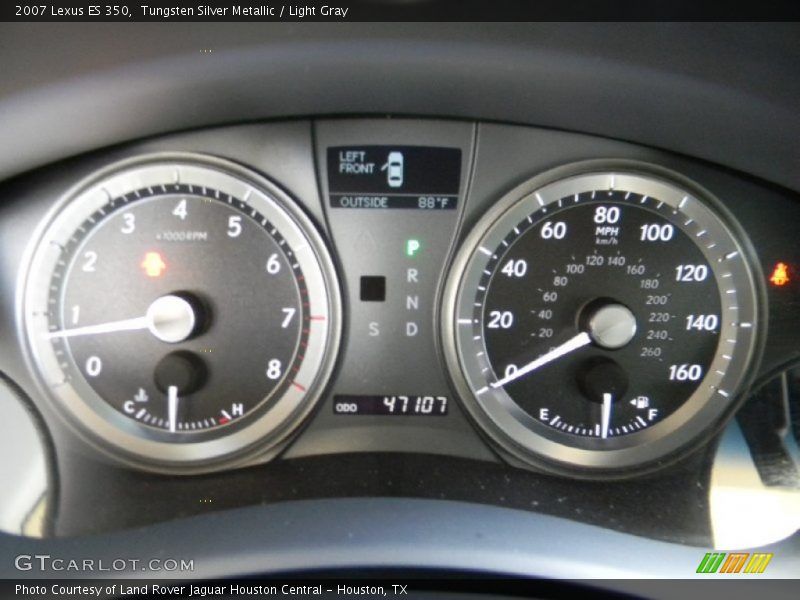 Tungsten Silver Metallic / Light Gray 2007 Lexus ES 350
