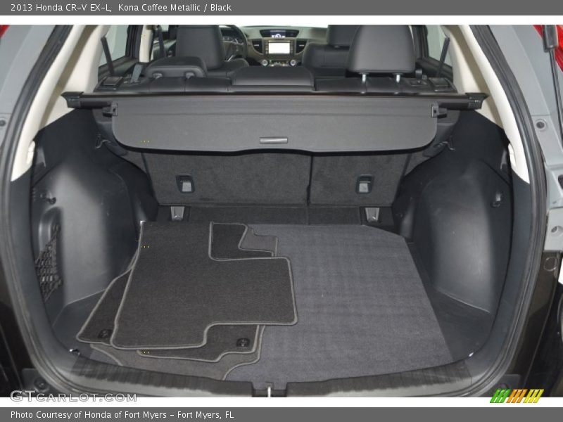 Kona Coffee Metallic / Black 2013 Honda CR-V EX-L