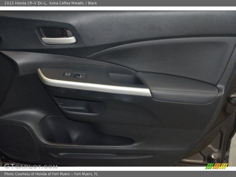 Kona Coffee Metallic / Black 2013 Honda CR-V EX-L