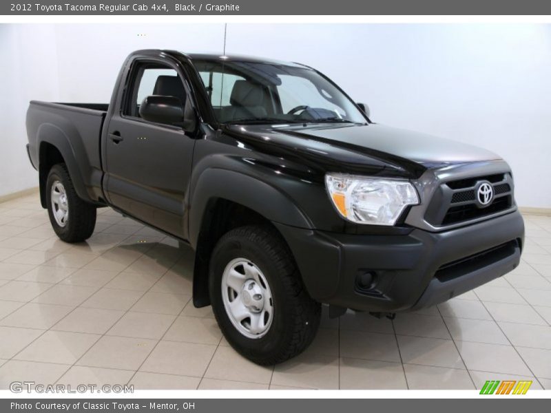 Black / Graphite 2012 Toyota Tacoma Regular Cab 4x4