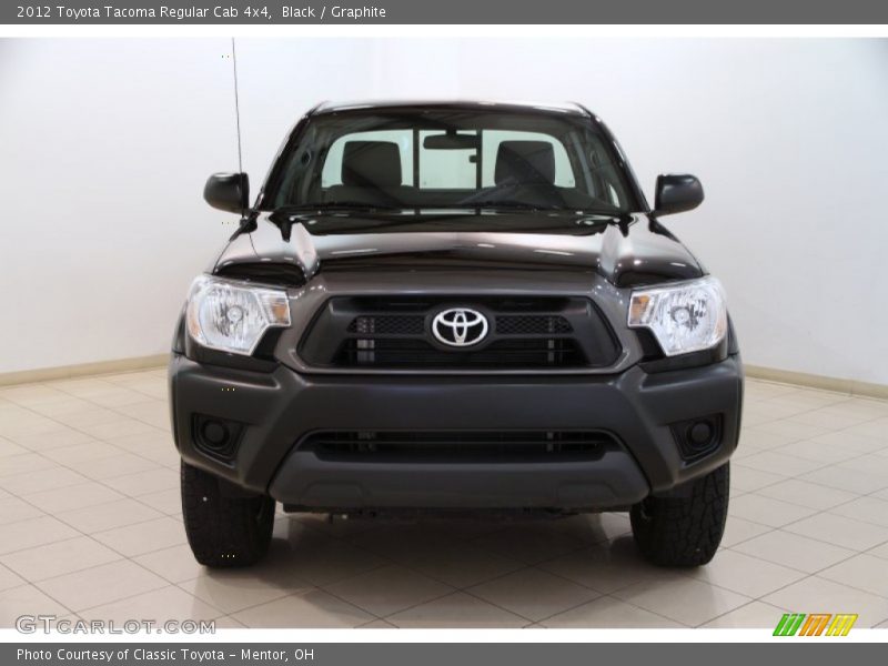 Black / Graphite 2012 Toyota Tacoma Regular Cab 4x4