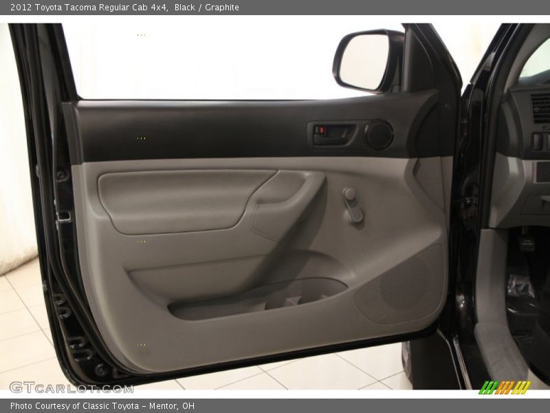 Black / Graphite 2012 Toyota Tacoma Regular Cab 4x4