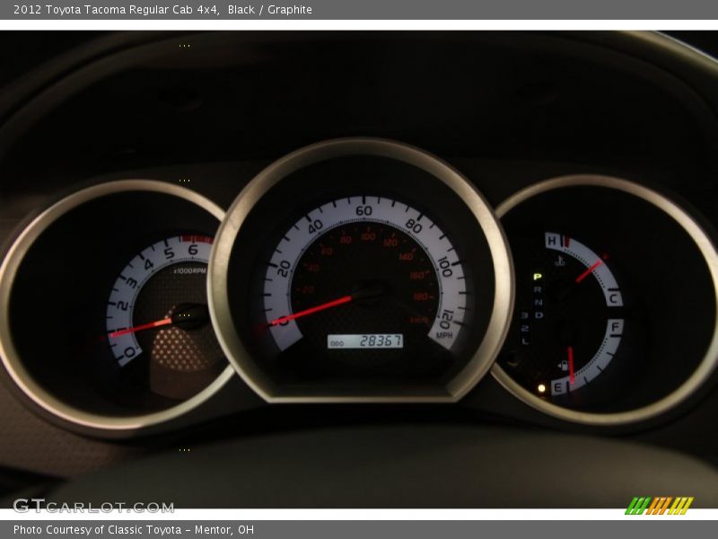 Black / Graphite 2012 Toyota Tacoma Regular Cab 4x4