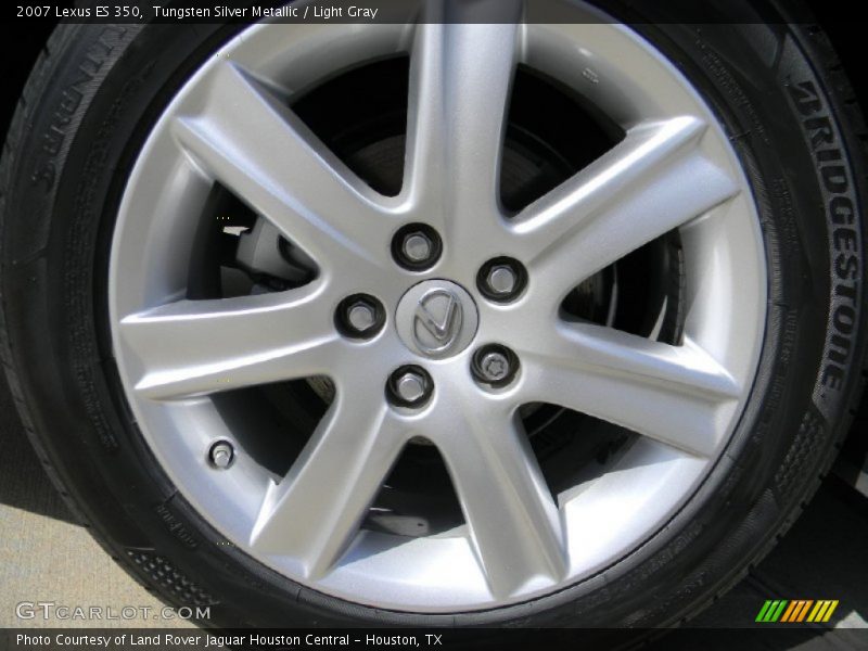 Tungsten Silver Metallic / Light Gray 2007 Lexus ES 350