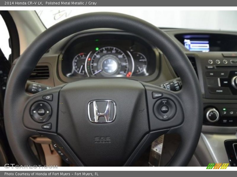 Polished Metal Metallic / Gray 2014 Honda CR-V LX