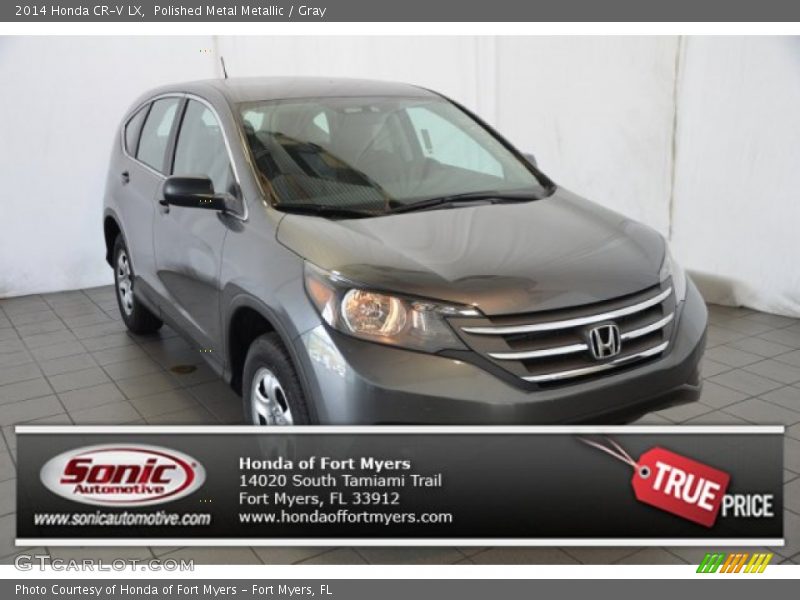 Polished Metal Metallic / Gray 2014 Honda CR-V LX