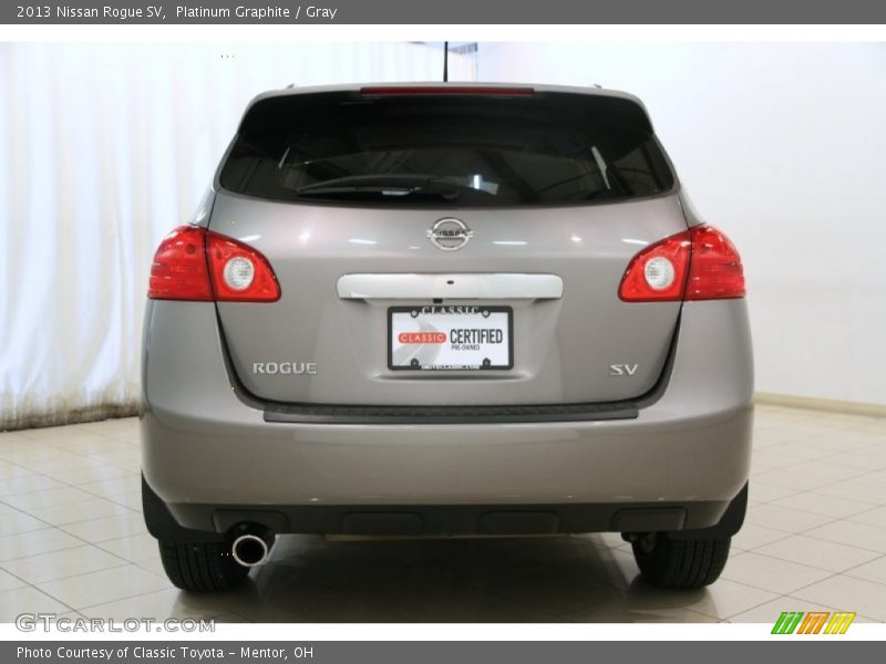 Platinum Graphite / Gray 2013 Nissan Rogue SV