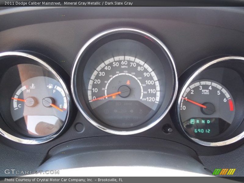 Mineral Gray Metallic / Dark Slate Gray 2011 Dodge Caliber Mainstreet