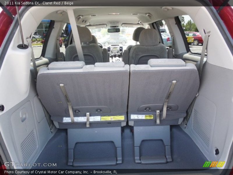 Claret Red / Beige 2011 Kia Sedona EX