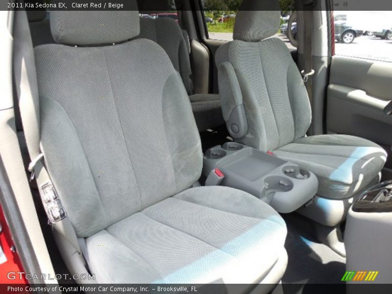 Claret Red / Beige 2011 Kia Sedona EX