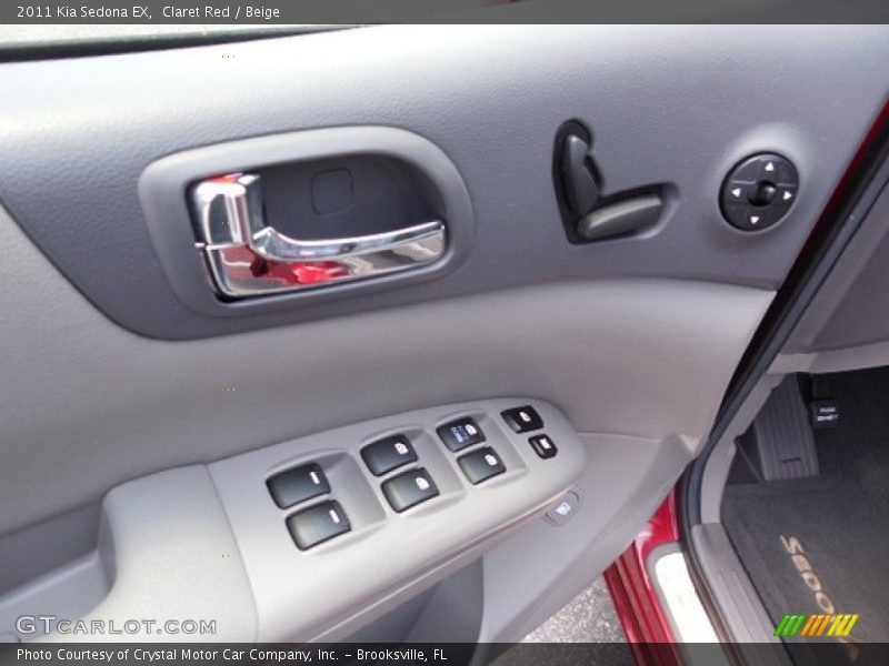 Claret Red / Beige 2011 Kia Sedona EX