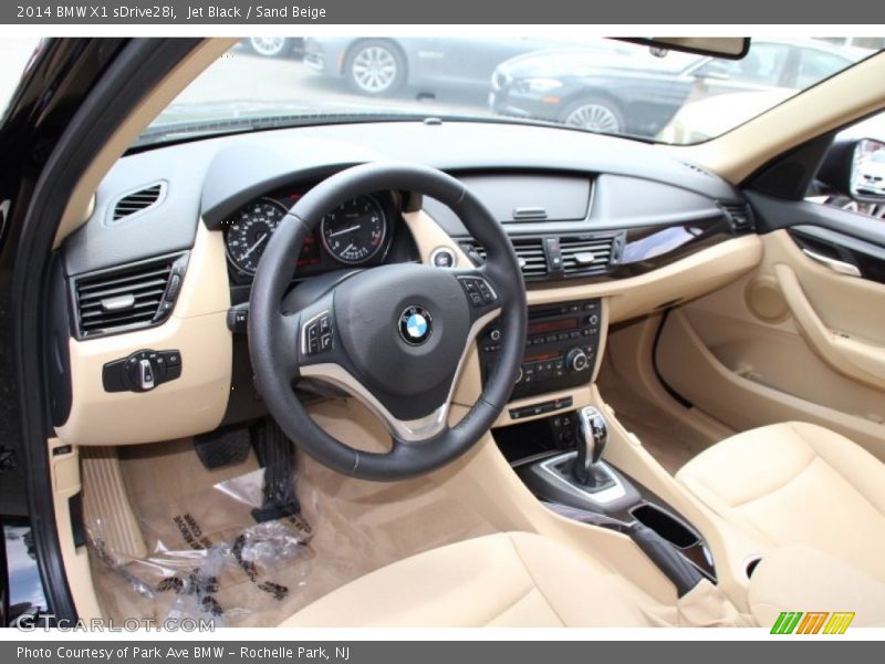 Jet Black / Sand Beige 2014 BMW X1 sDrive28i