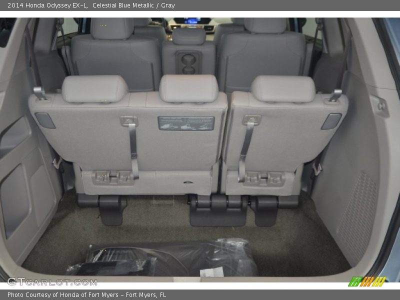 Celestial Blue Metallic / Gray 2014 Honda Odyssey EX-L