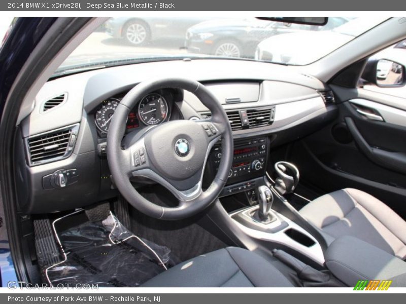 Deep Sea Blue Metallic / Black 2014 BMW X1 xDrive28i