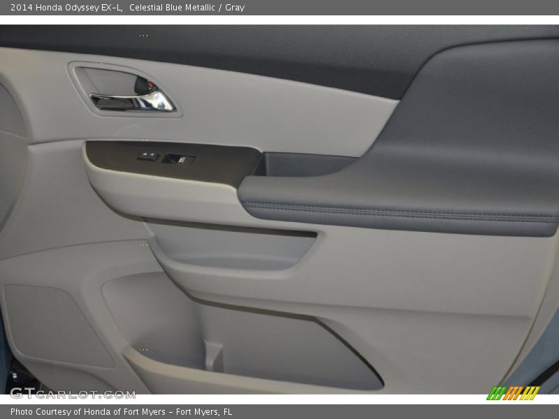 Celestial Blue Metallic / Gray 2014 Honda Odyssey EX-L