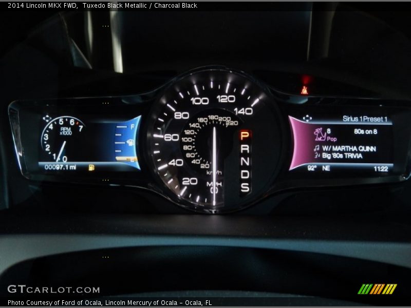 Tuxedo Black Metallic / Charcoal Black 2014 Lincoln MKX FWD
