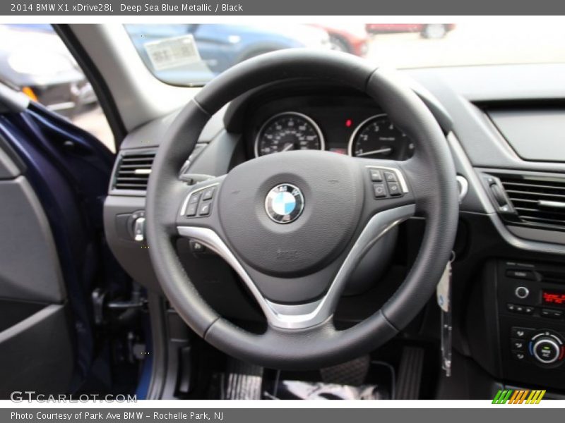 Deep Sea Blue Metallic / Black 2014 BMW X1 xDrive28i