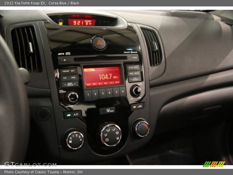 Controls of 2012 Forte Koup EX