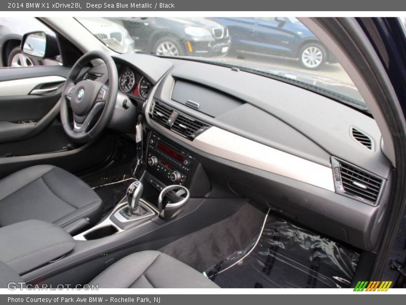 Deep Sea Blue Metallic / Black 2014 BMW X1 xDrive28i