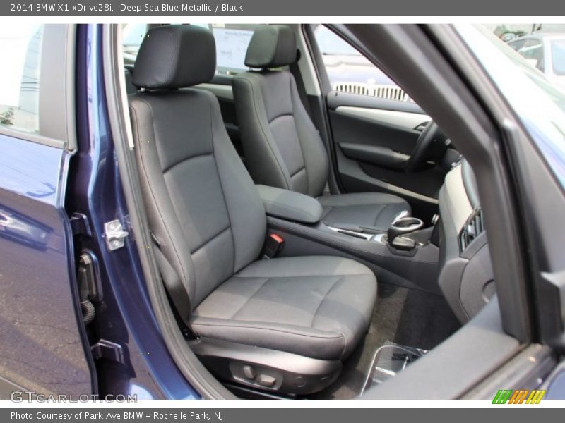 Deep Sea Blue Metallic / Black 2014 BMW X1 xDrive28i