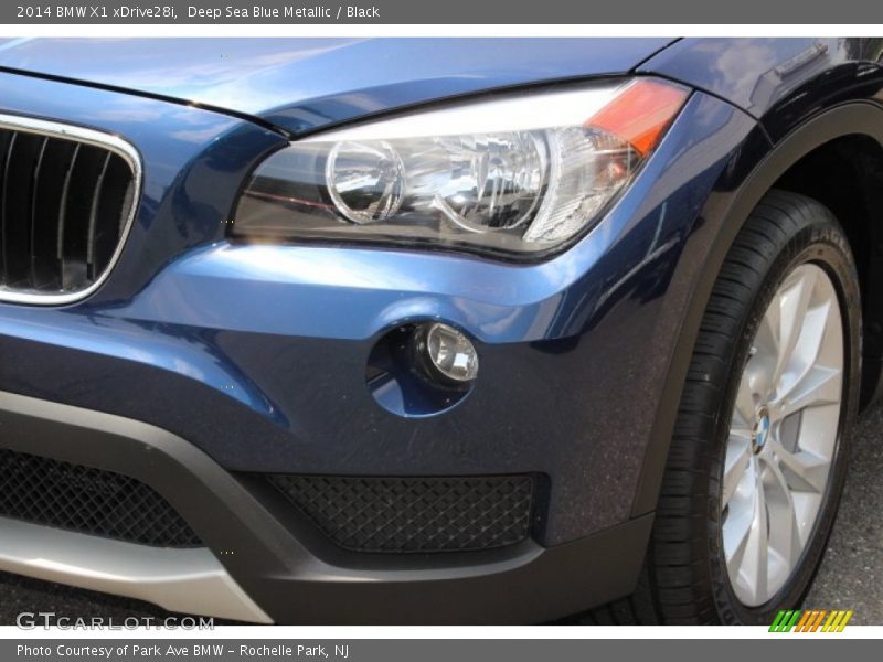 Deep Sea Blue Metallic / Black 2014 BMW X1 xDrive28i