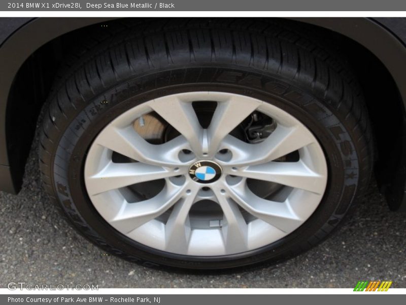 Deep Sea Blue Metallic / Black 2014 BMW X1 xDrive28i