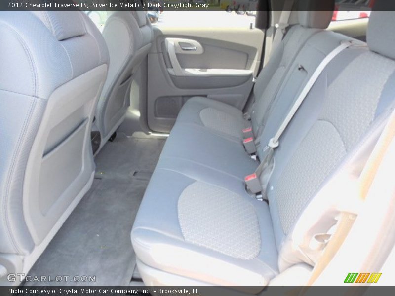 Silver Ice Metallic / Dark Gray/Light Gray 2012 Chevrolet Traverse LS
