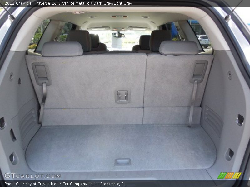 Silver Ice Metallic / Dark Gray/Light Gray 2012 Chevrolet Traverse LS