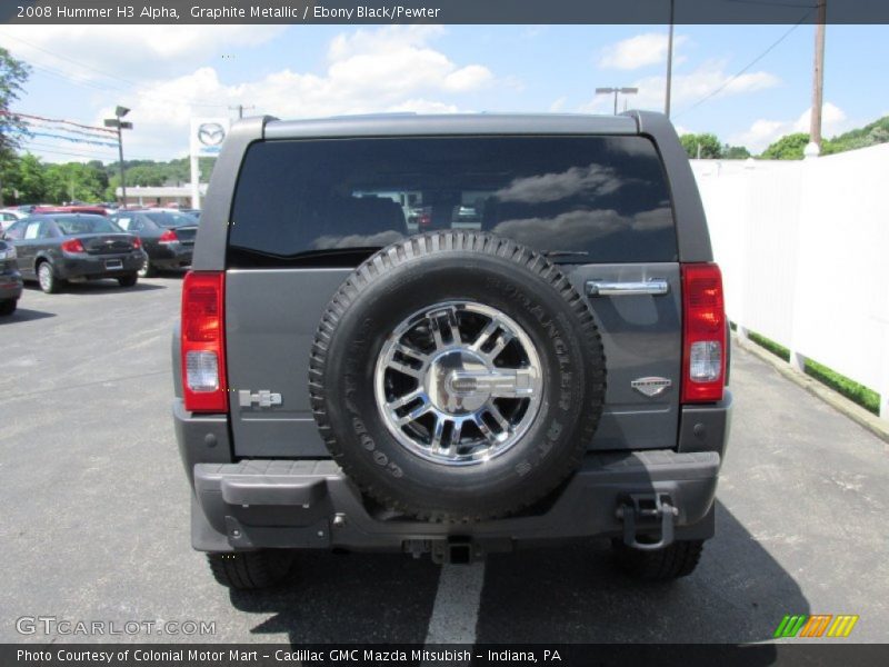Graphite Metallic / Ebony Black/Pewter 2008 Hummer H3 Alpha