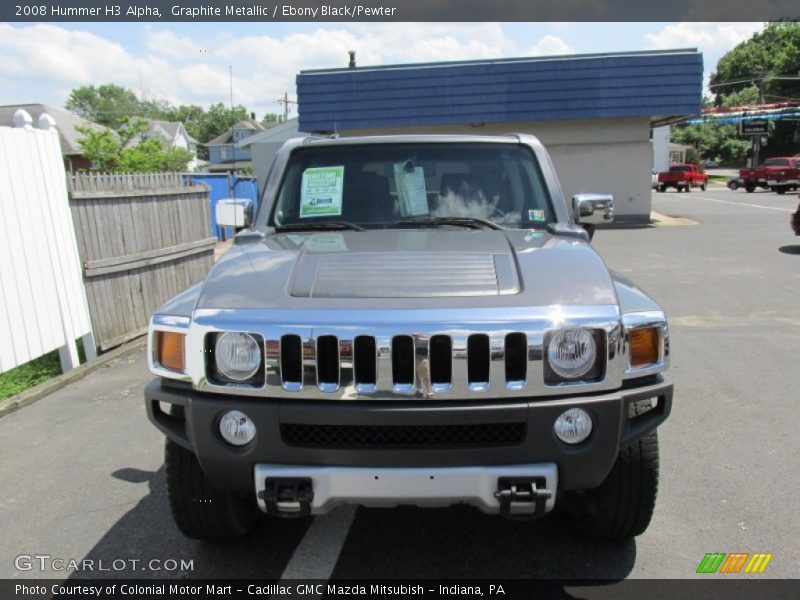 Graphite Metallic / Ebony Black/Pewter 2008 Hummer H3 Alpha