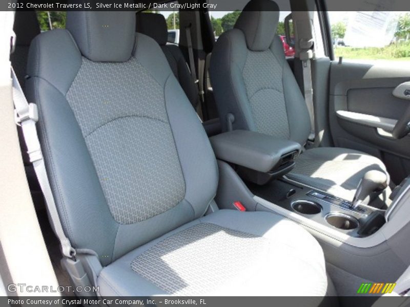 Silver Ice Metallic / Dark Gray/Light Gray 2012 Chevrolet Traverse LS