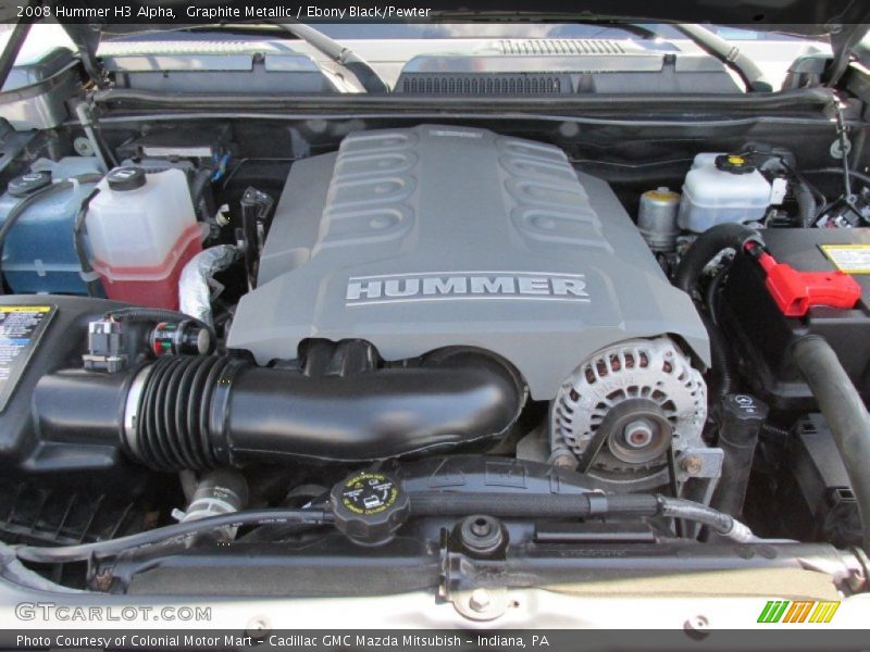 Graphite Metallic / Ebony Black/Pewter 2008 Hummer H3 Alpha