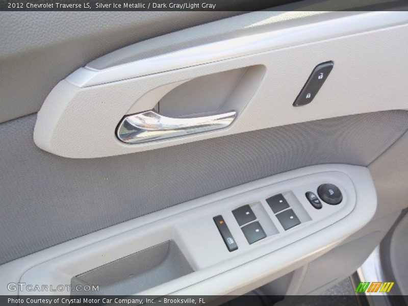 Silver Ice Metallic / Dark Gray/Light Gray 2012 Chevrolet Traverse LS