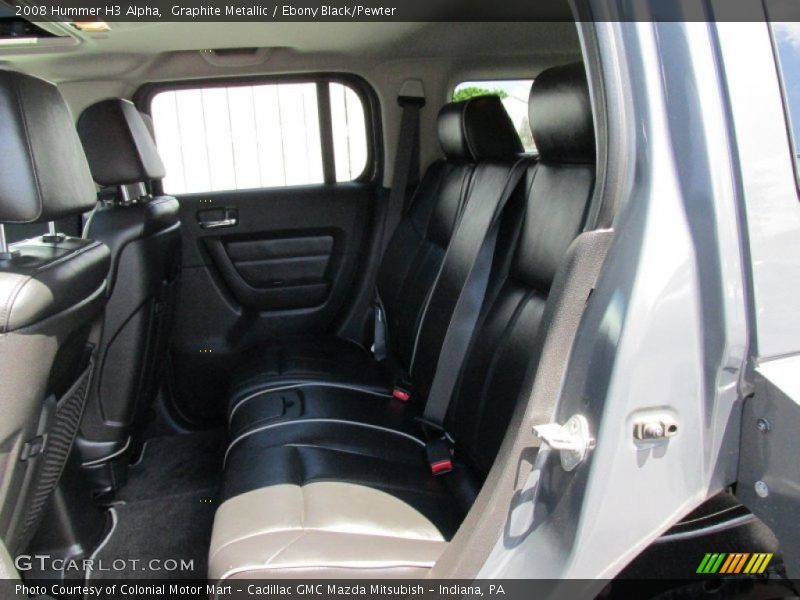 Graphite Metallic / Ebony Black/Pewter 2008 Hummer H3 Alpha