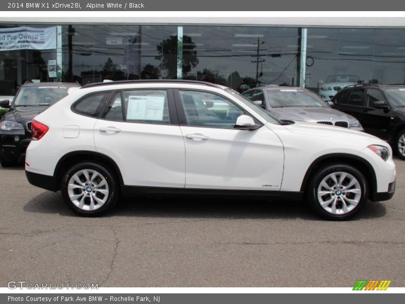 Alpine White / Black 2014 BMW X1 xDrive28i