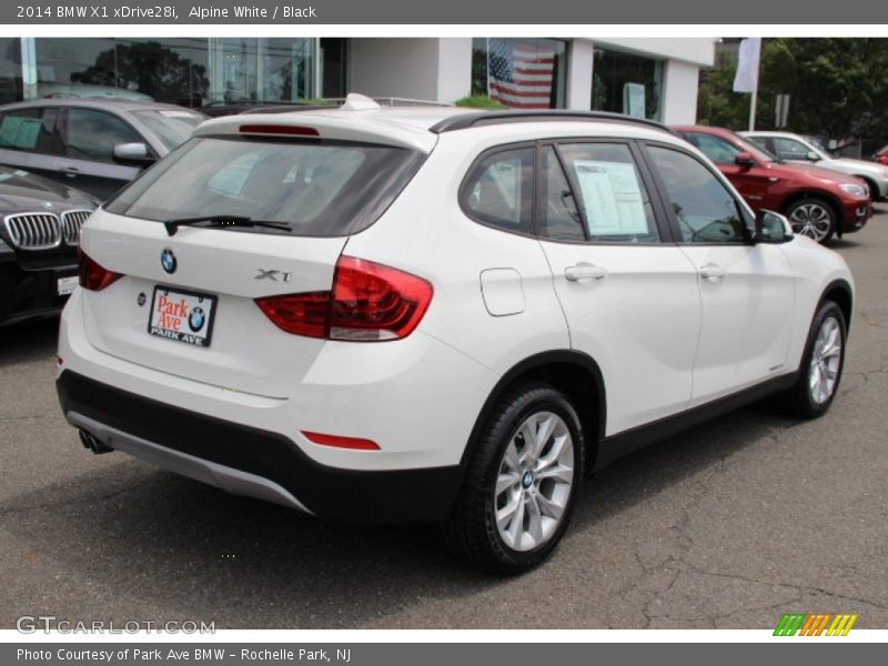 Alpine White / Black 2014 BMW X1 xDrive28i