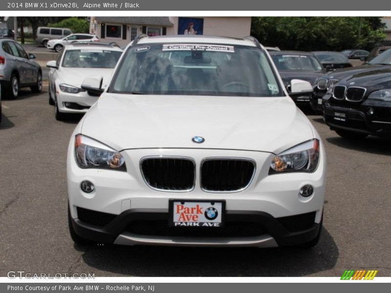 Alpine White / Black 2014 BMW X1 xDrive28i