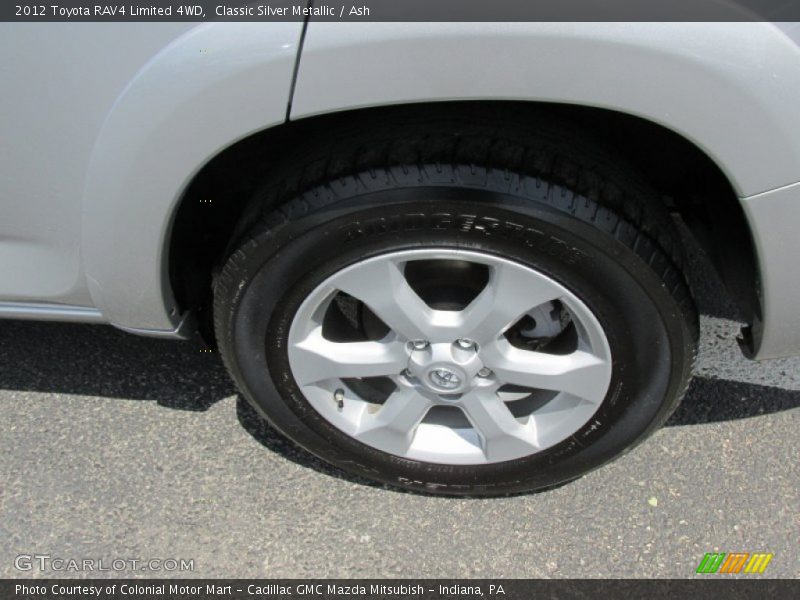 Classic Silver Metallic / Ash 2012 Toyota RAV4 Limited 4WD