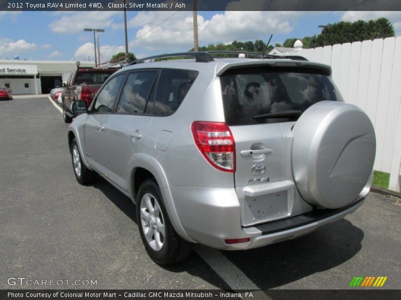 Classic Silver Metallic / Ash 2012 Toyota RAV4 Limited 4WD