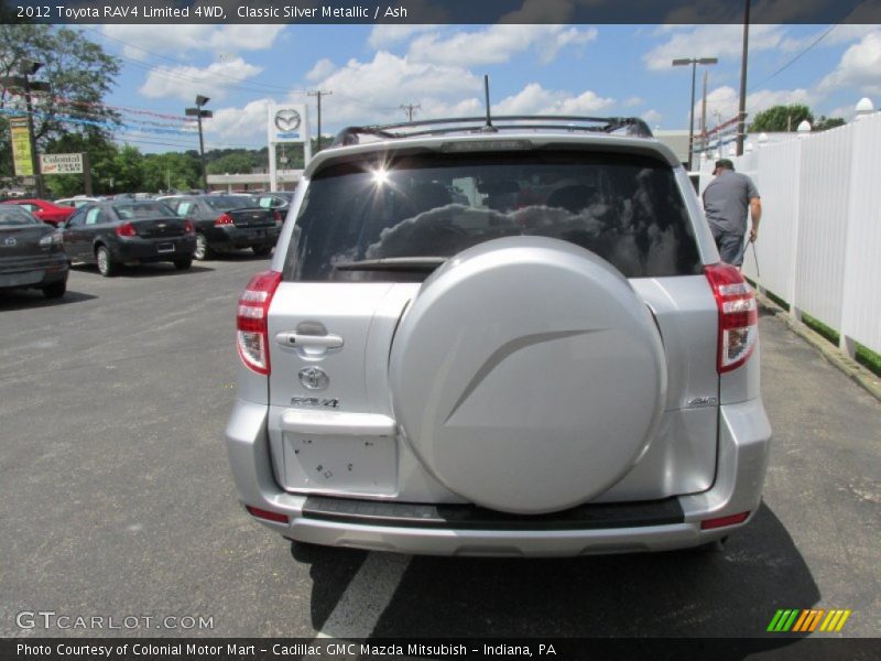 Classic Silver Metallic / Ash 2012 Toyota RAV4 Limited 4WD