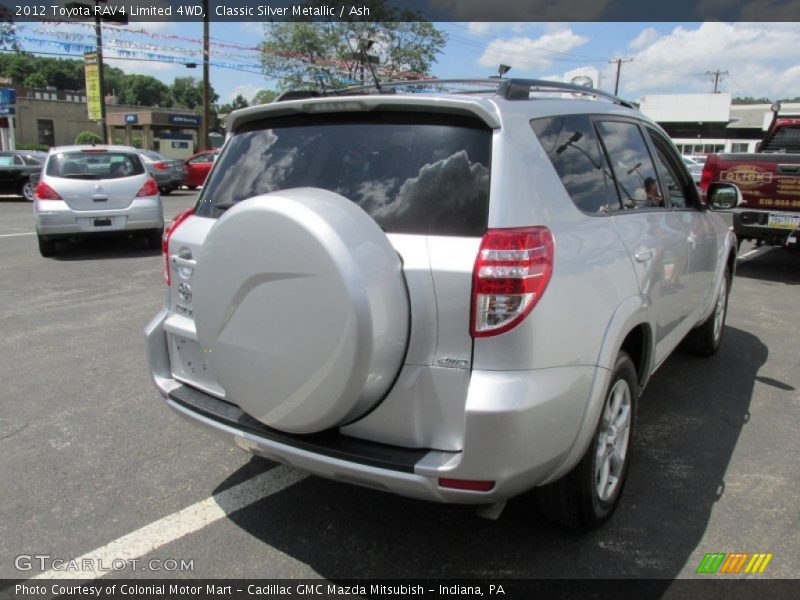 Classic Silver Metallic / Ash 2012 Toyota RAV4 Limited 4WD