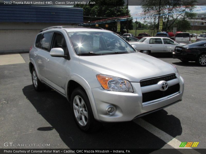 Classic Silver Metallic / Ash 2012 Toyota RAV4 Limited 4WD