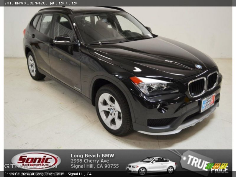 Jet Black / Black 2015 BMW X1 sDrive28i