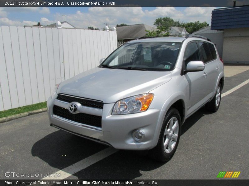 Classic Silver Metallic / Ash 2012 Toyota RAV4 Limited 4WD