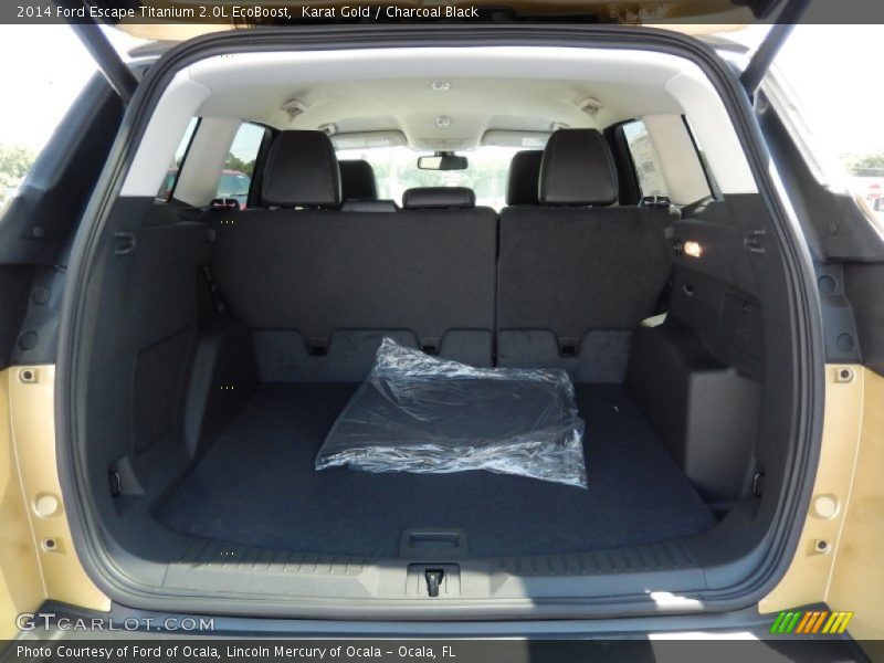 Karat Gold / Charcoal Black 2014 Ford Escape Titanium 2.0L EcoBoost